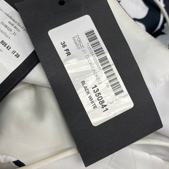 BOW-EMBELLISHED FLORAL-PRINT SATIN MIDI DRESS - Picture 3 of 7